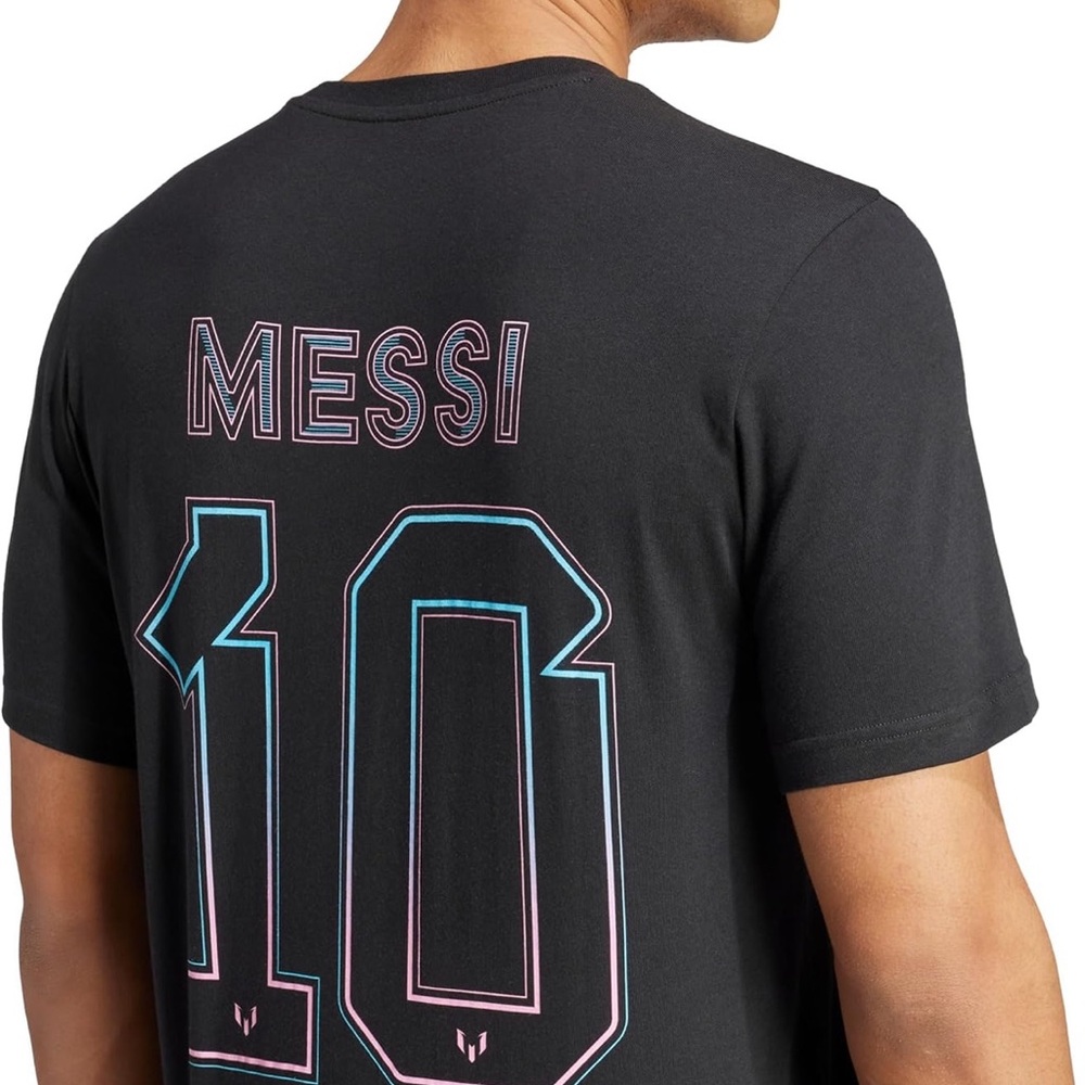 Adidas Messi #10 Black T-Shirt, XXL, NWT - Picture 8 of 9